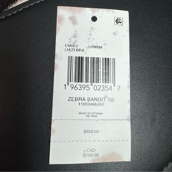 Coach Rogue Rare Zebra Bandit Bag - Picture 11 of 12